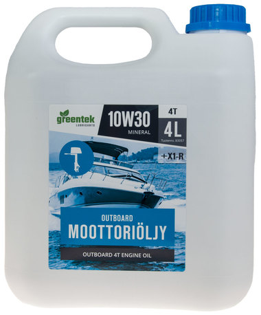 Greentek Outboard 10W30 4L motorolja utombordare (3) Greentek Outboard 10W30 4L motorolja utombordare (3)
